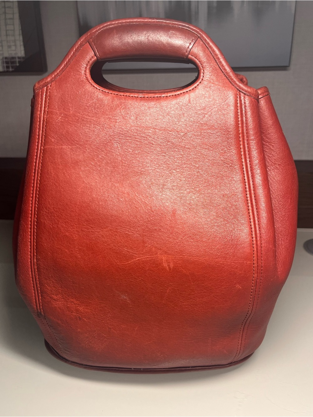 Vintage Coach Handle Backpack 9994